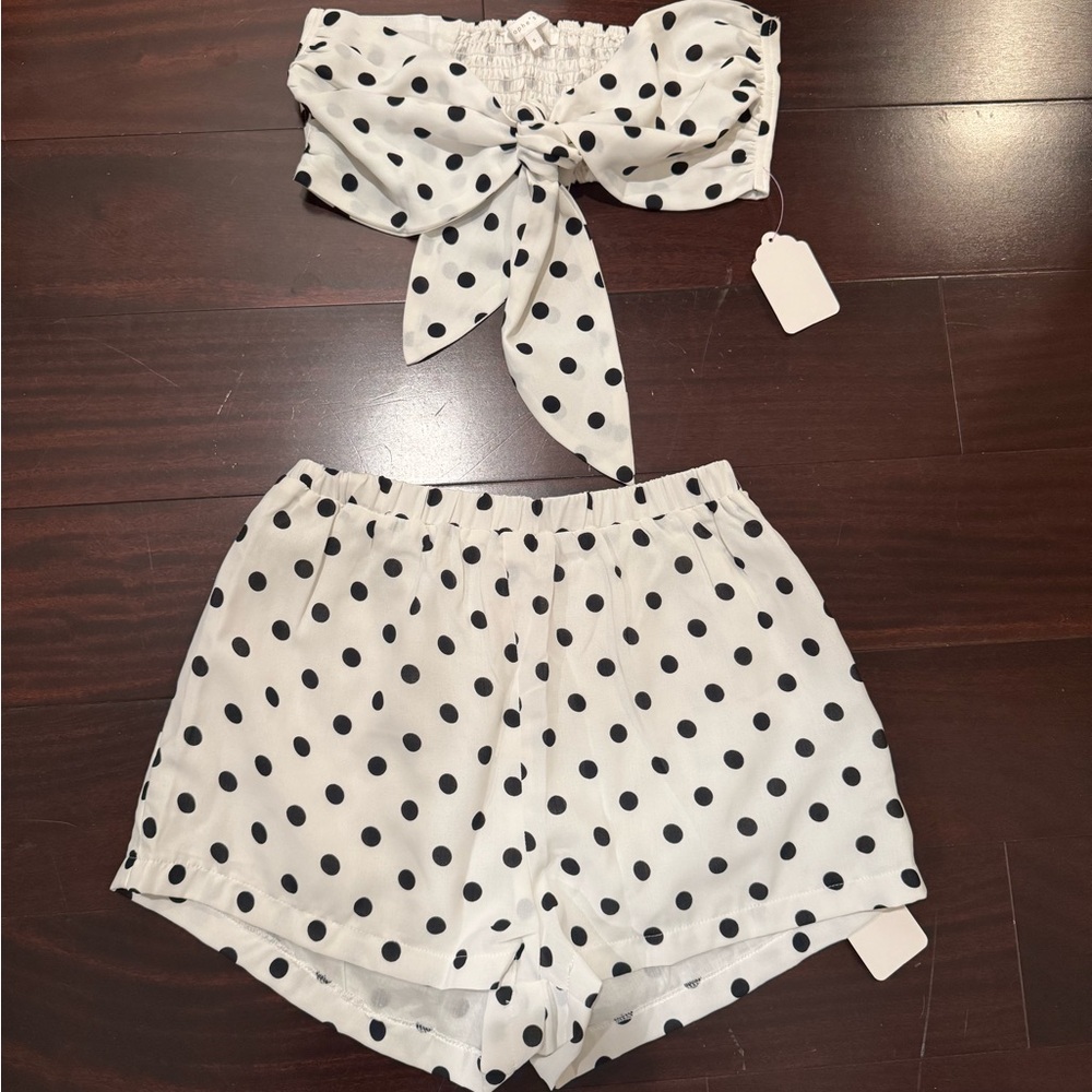 Polka Dot Two-Piece Set